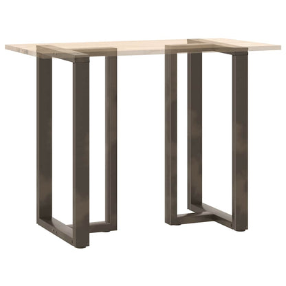 Nohy Barového Stolu Ve Tvaru T, 2 Ks, Černé, 60 X 35 X (100-101) Cm, Ocel