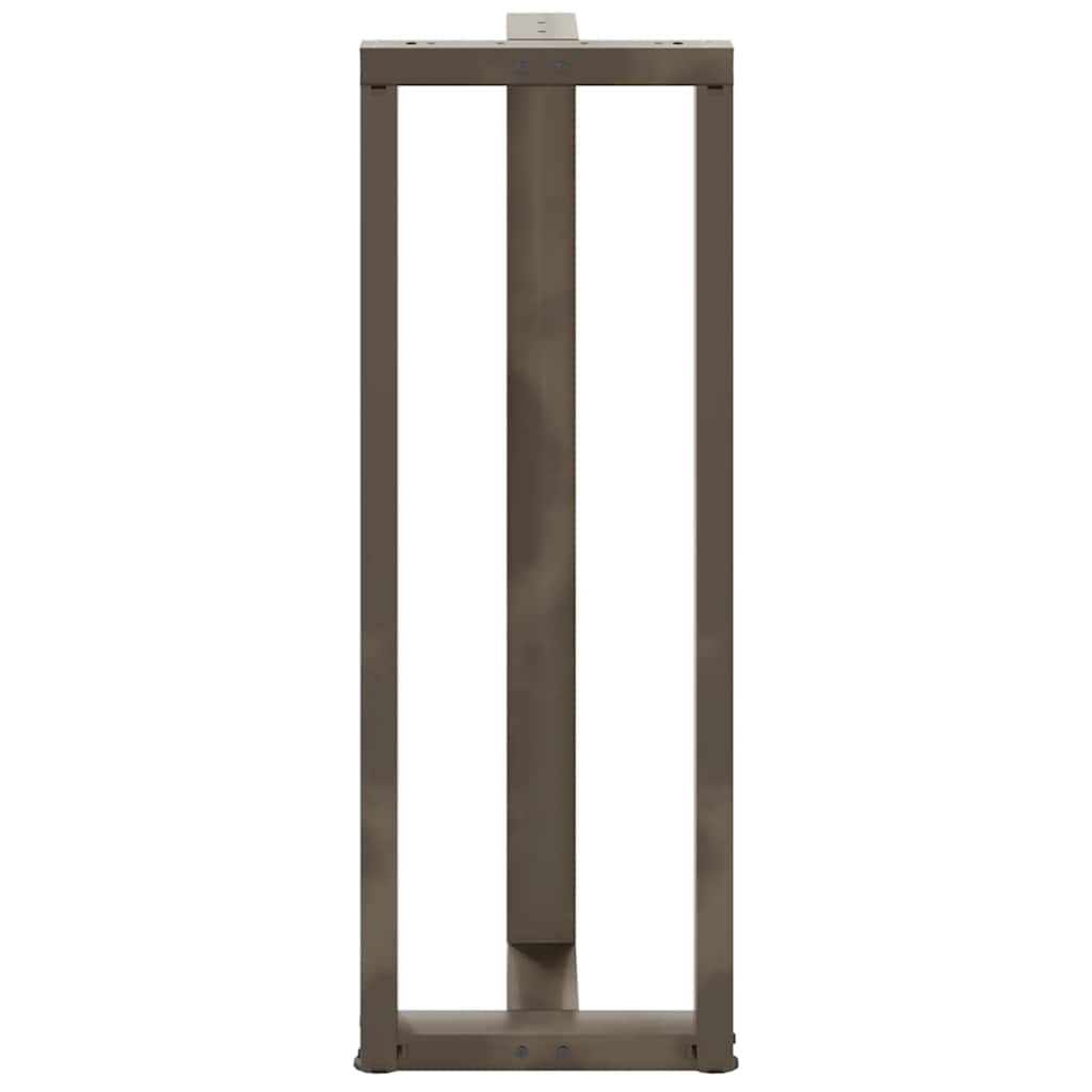 Nohy Barového Stolu Ve Tvaru T, 2 Ks, Černé, 40 X 35 X (110-111) Cm, Ocel