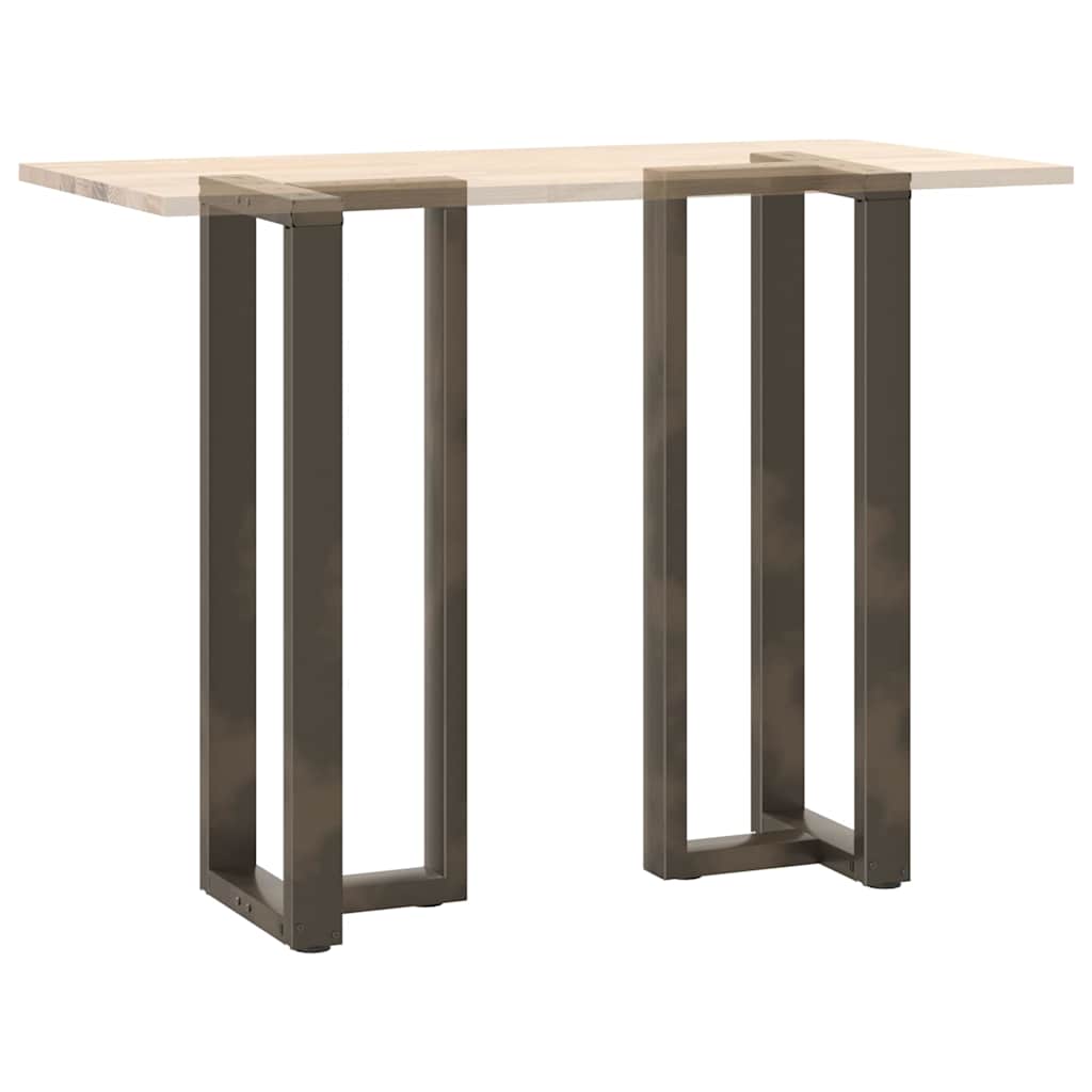 Nohy Barového Stolu Ve Tvaru T, 2 Ks, Černé, 40 X 35 X (110-111) Cm, Ocel