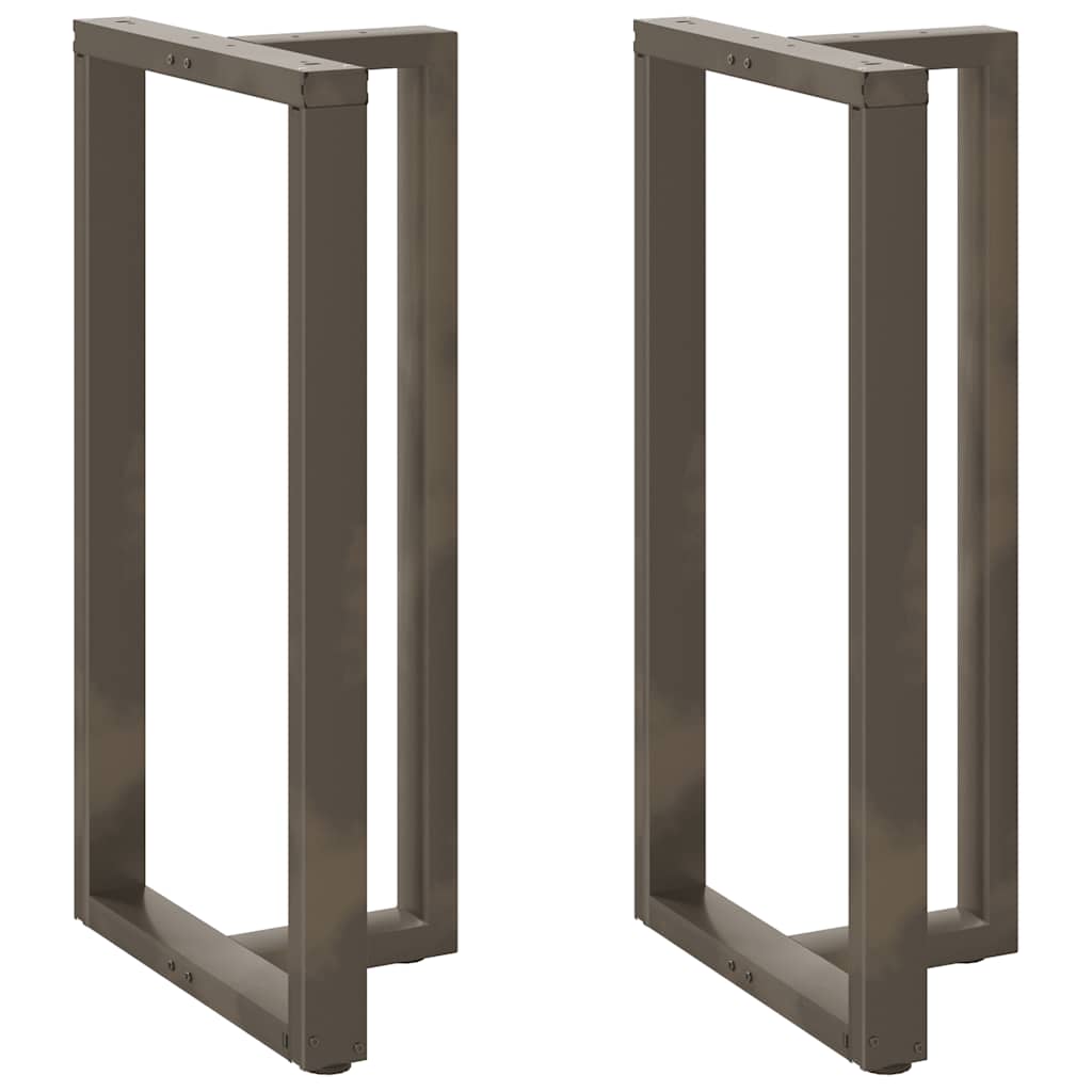 Nohy Konferenčního Stolku Ve Tvaru T, 2 Ks, Černé, , Ocel Přírodní