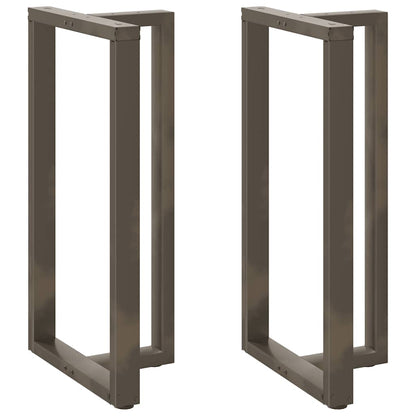 Nohy Konferenčního Stolku Ve Tvaru T, 2 Ks, Černé, , Ocel Přírodní