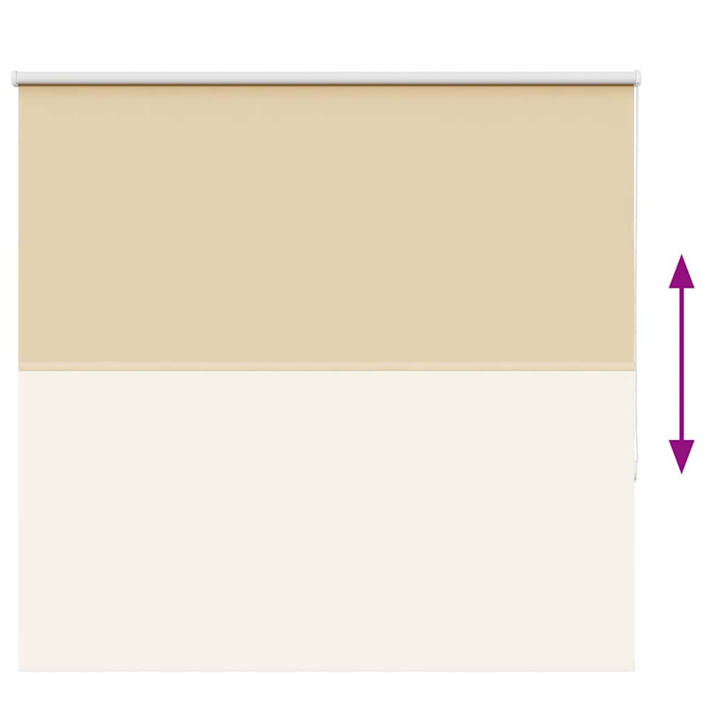 Roleta Zatemňovací Šířka Látky 156,6 Cm Polyester Béžová