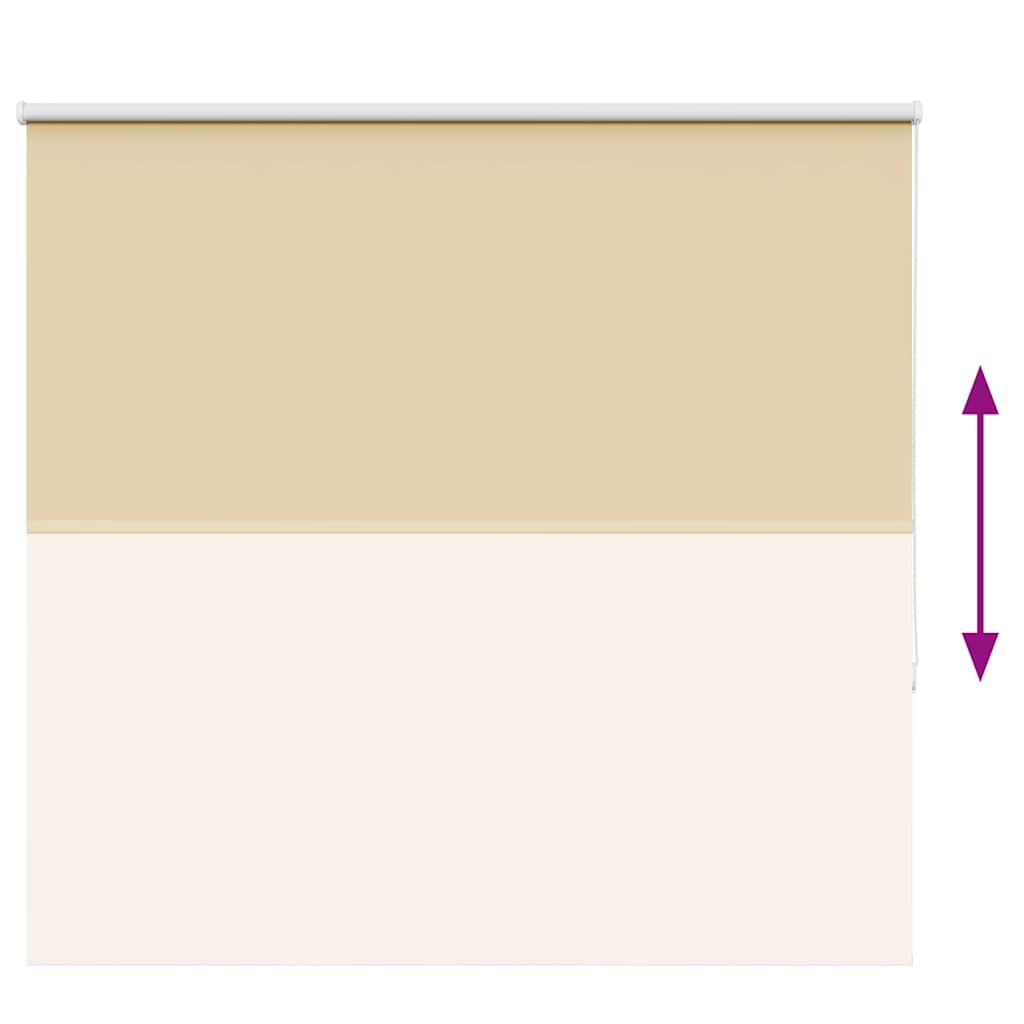 Roleta Zatemňovací Šířka Látky 156,6 Cm Polyester Béžová