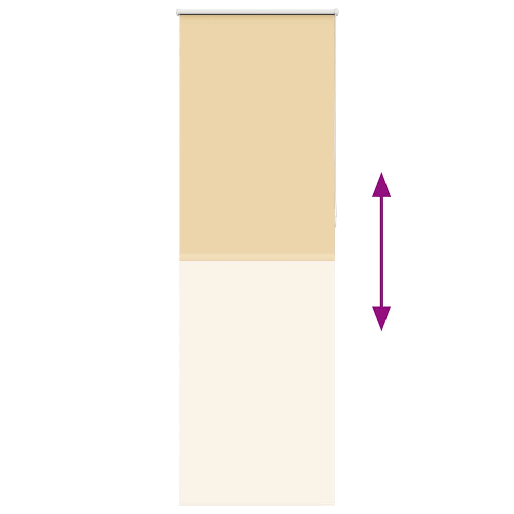 Roleta Zatemňovací Šířka Látky 80,7 Cm Polyester Béžová