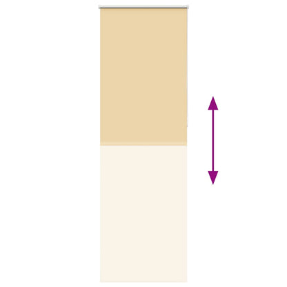 Roleta Zatemňovací Šířka Látky 80,7 Cm Polyester Béžová