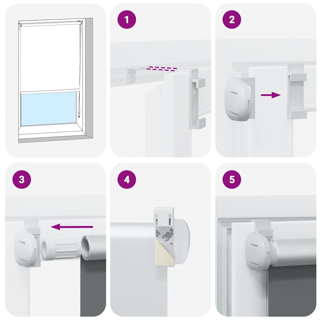 Roleta Zatemňovací Šířka Látky 80,7 Cm Polyester Béžová