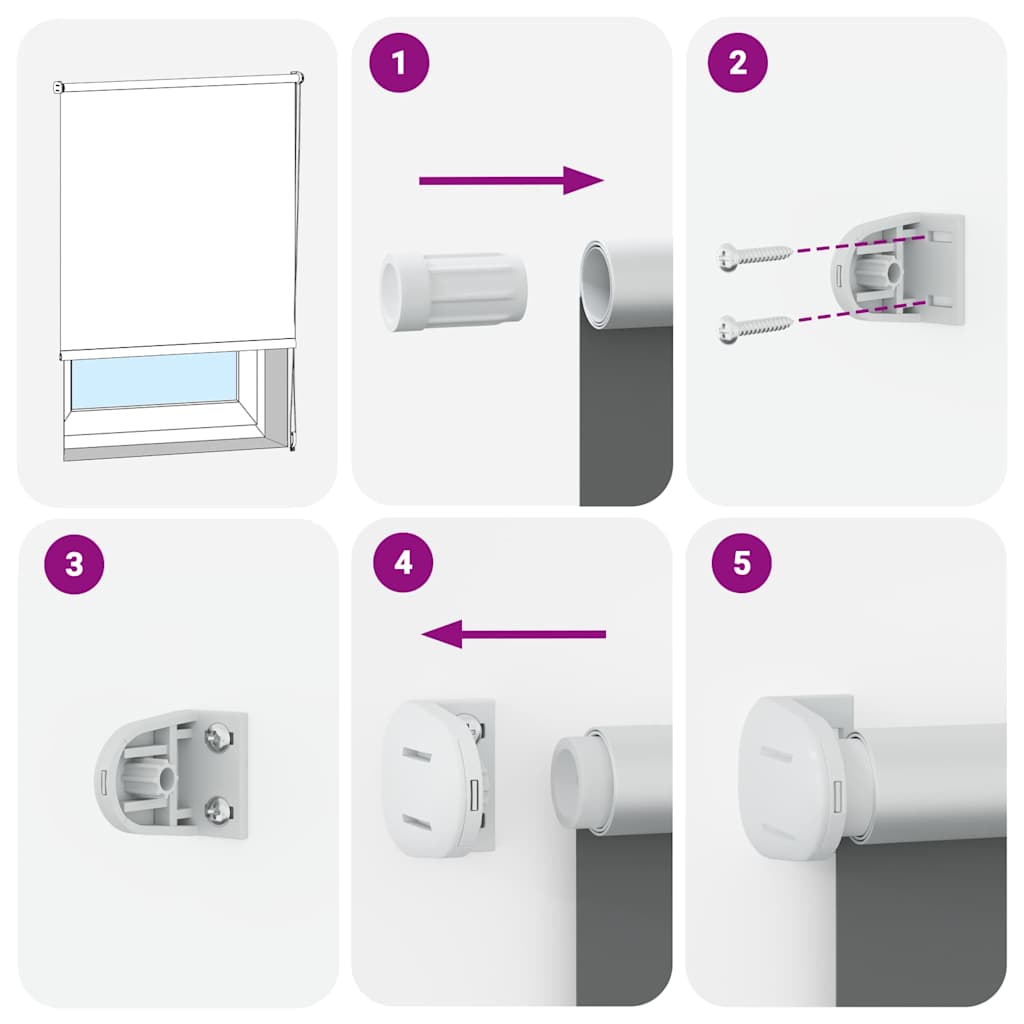 Roleta Zatemňovací Šířka Látky 80,7 Cm Polyester Béžová