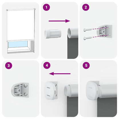 Roleta Zatemňovací Šířka Látky 80,7 Cm Polyester Béžová