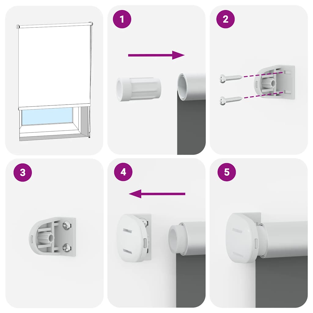 Roleta Zatemňovací 115X Šířka Látky 110,7 Cm Polyester Béžová