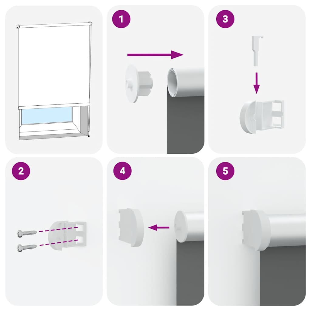 Roleta Zatemňovací Šířka Látky 116,6 Cm Polyester Béžová