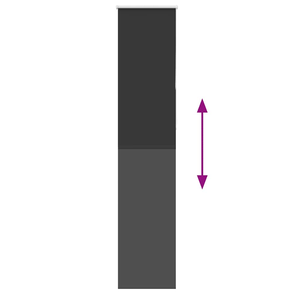 Roleta Zatemňovací Šířka Látky 55,7 Cm Polyester Černá