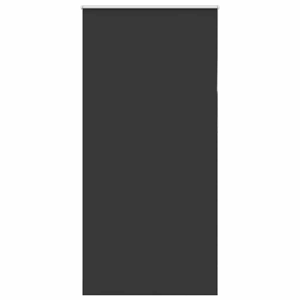 Roleta Zatemňovací Šířka Látky 85,7 Cm Polyester Černá