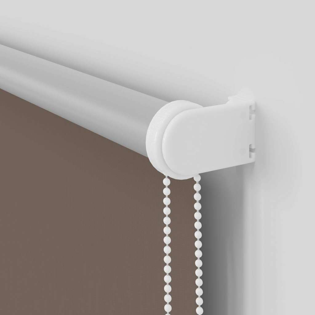 Roleta Zatemňovací Káva 130X130Cm Šířka Látky 126,6Cm Polyester Kávová