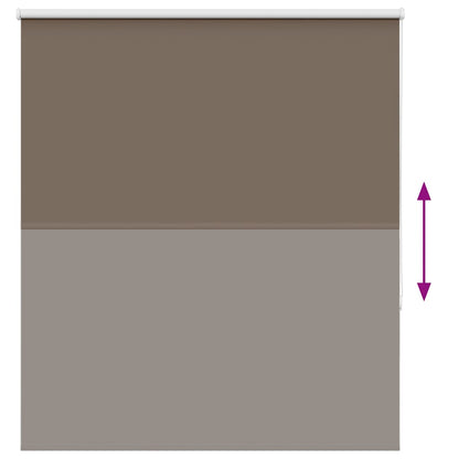 Roleta Zatemňovací Káva 130X175Cm Šířka Látky 126,6Cm Polyester Kávová