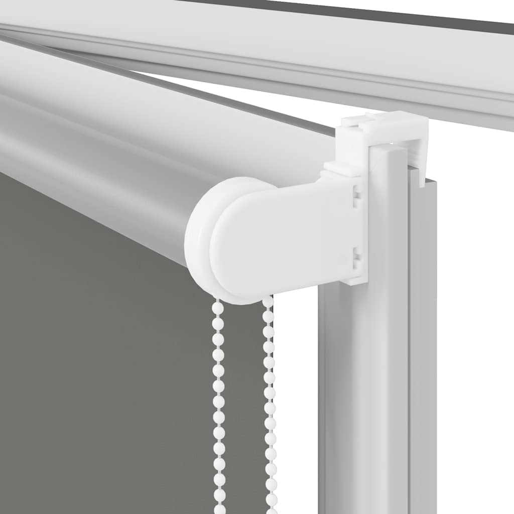 Roleta Zatemňovací Šířka Látky 131,6 Cm Polyester Šedá