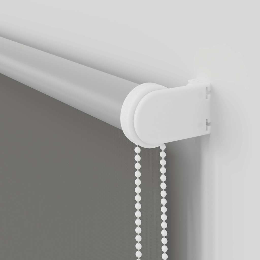 Roleta Zatemňovací Šířka Látky 136,6 Cm Polyester Šedá