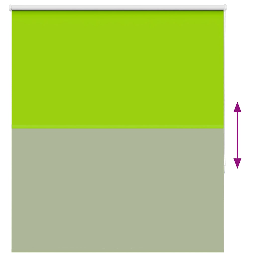 Roleta Zatemňovací 140X Šířka Látky 136,6 Cm Polyester Listová Zeleň