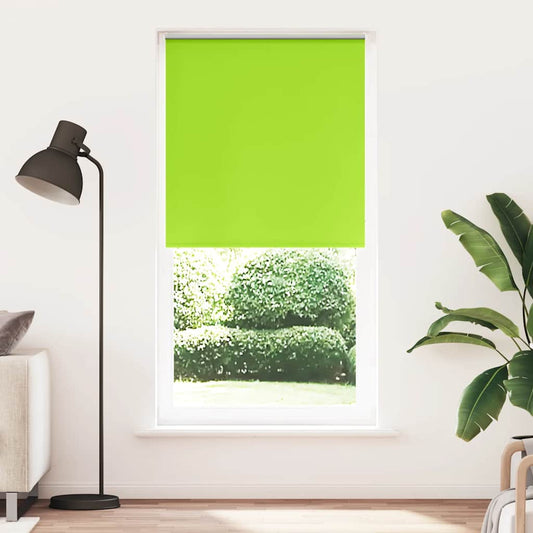Roleta Zatemňovací 90X210 Cm Šířka Látky 85,7 Cm Polyester Listová Zeleň