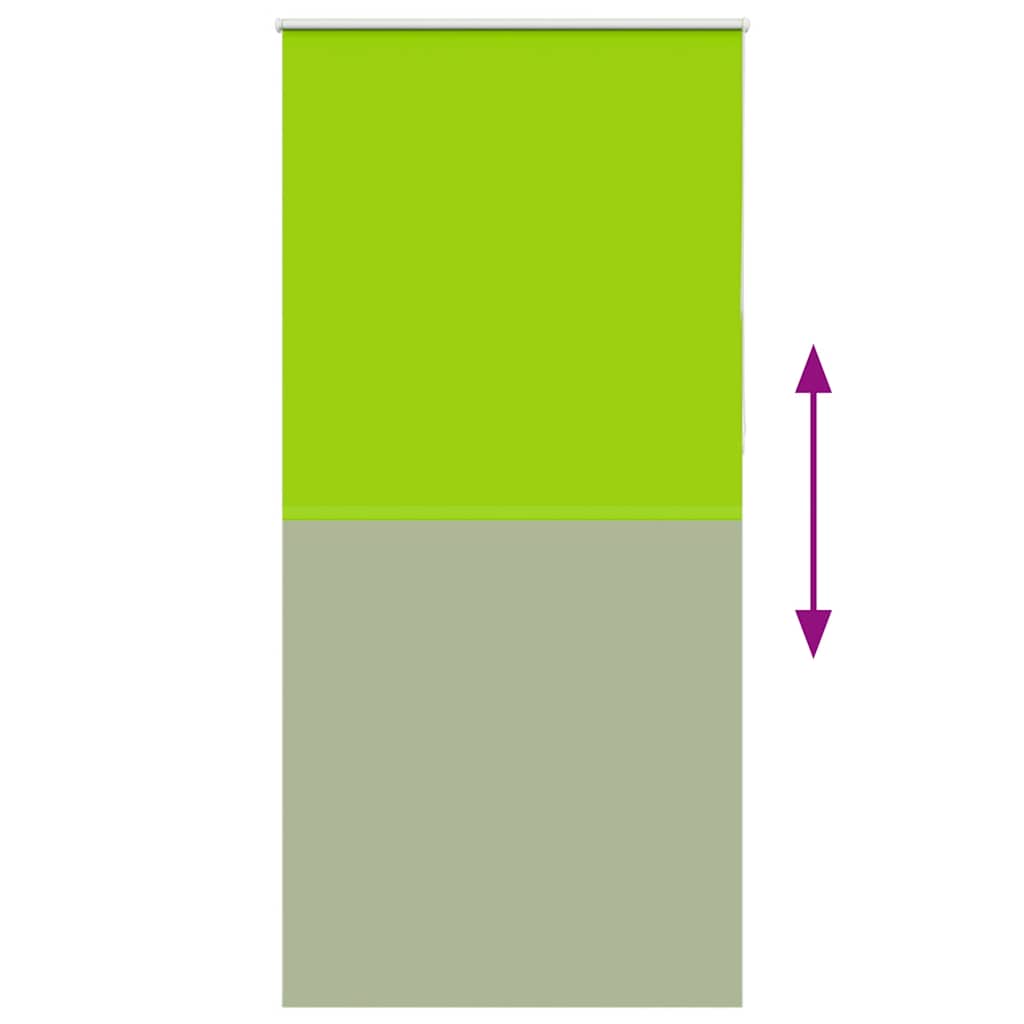 Roleta Zatemňovací 90X210 Cm Šířka Látky 85,7 Cm Polyester Listová Zeleň
