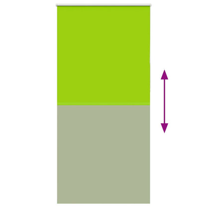 Roleta Zatemňovací 90X210 Cm Šířka Látky 85,7 Cm Polyester Listová Zeleň