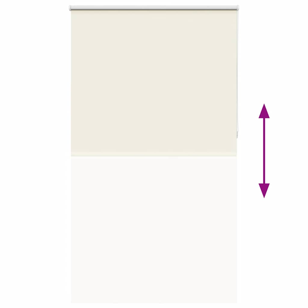 Roleta Zatemňovací Našedlá Šířka Látky 131,6 Cm Polyester Tlumeně Bílá