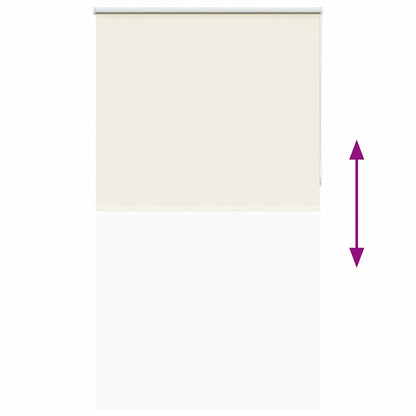 Roleta Zatemňovací Našedlá Šířka Látky 131,6 Cm Polyester Tlumeně Bílá