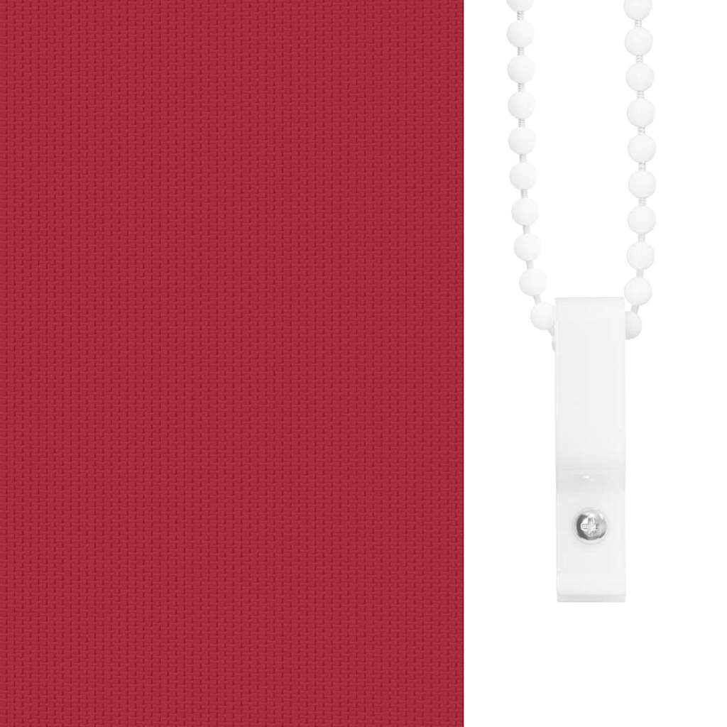 Roleta Zatemňovací Červená Šířka Látky 156,6 Cm Polyester