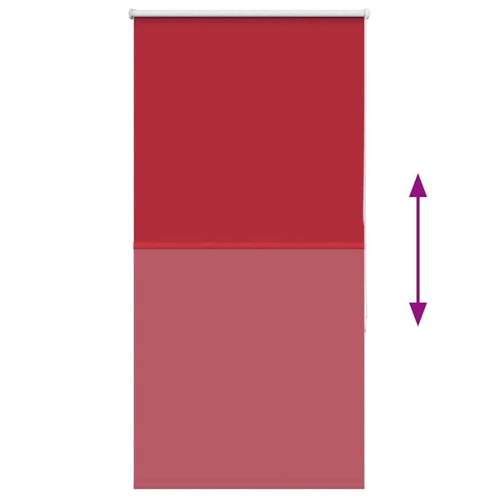 Roleta Zatemňovací Červená Šířka Látky 65,7 Cm Polyester Červená