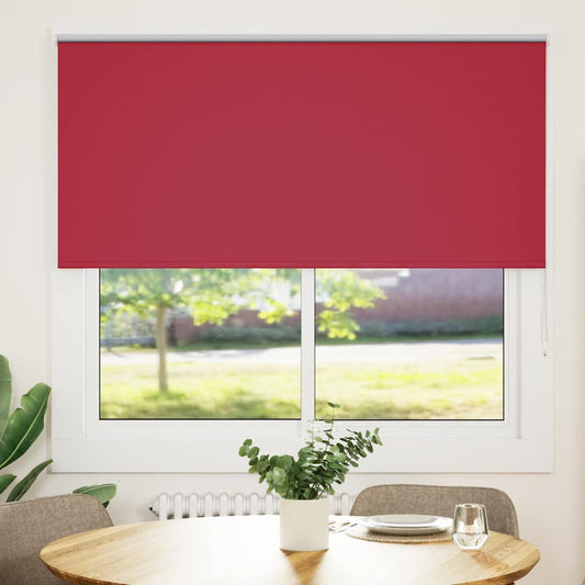 Roleta Zatemňovací Červená Šířka Látky 141,6 Cm Polyester