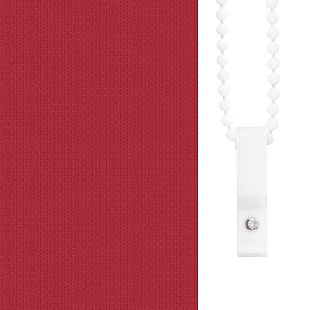 Roleta Zatemňovací Červená Šířka Látky 161,6 Cm Polyester