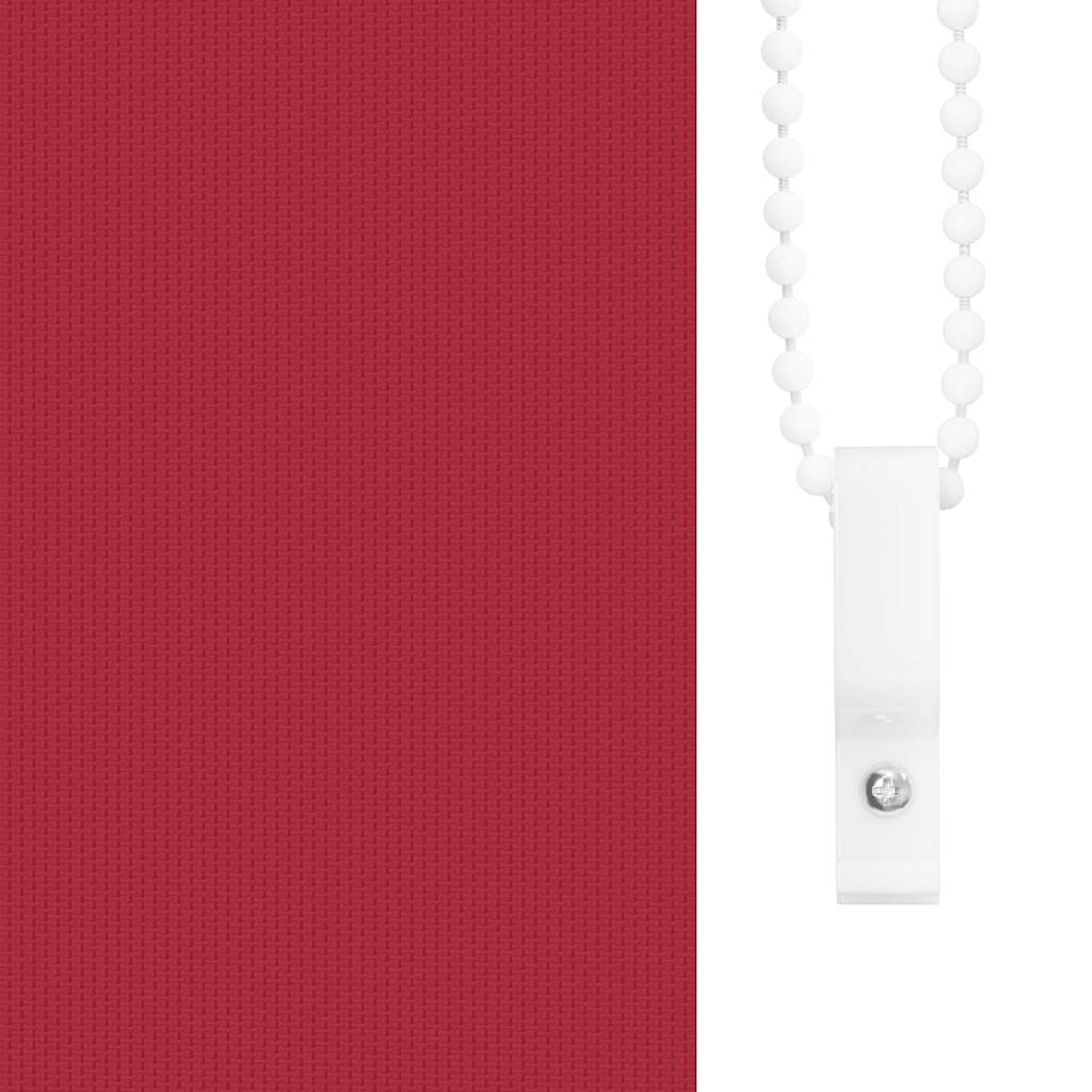 Roleta Zatemňovací Červená Šířka Látky 131,6 Cm Polyester