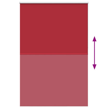 Roleta Zatemňovací Červená Šířka Látky 141,6 Cm Polyester