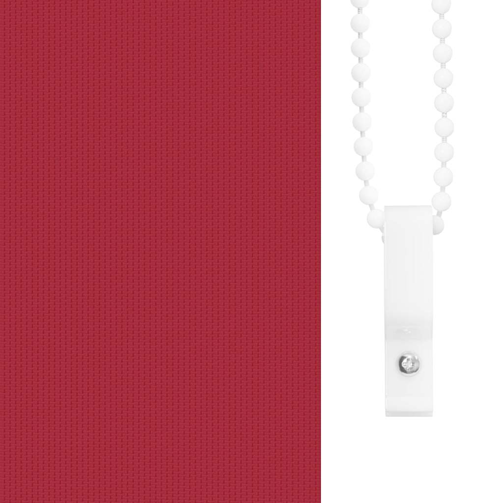 Roleta Zatemňovací Červená Šířka Látky 151,6 Cm Polyester