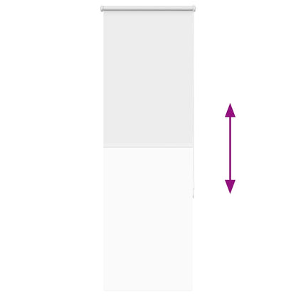 Roleta Zatemňovací Bílá 40X130 Cm Šířka Látky 35,7 Cm Polyester