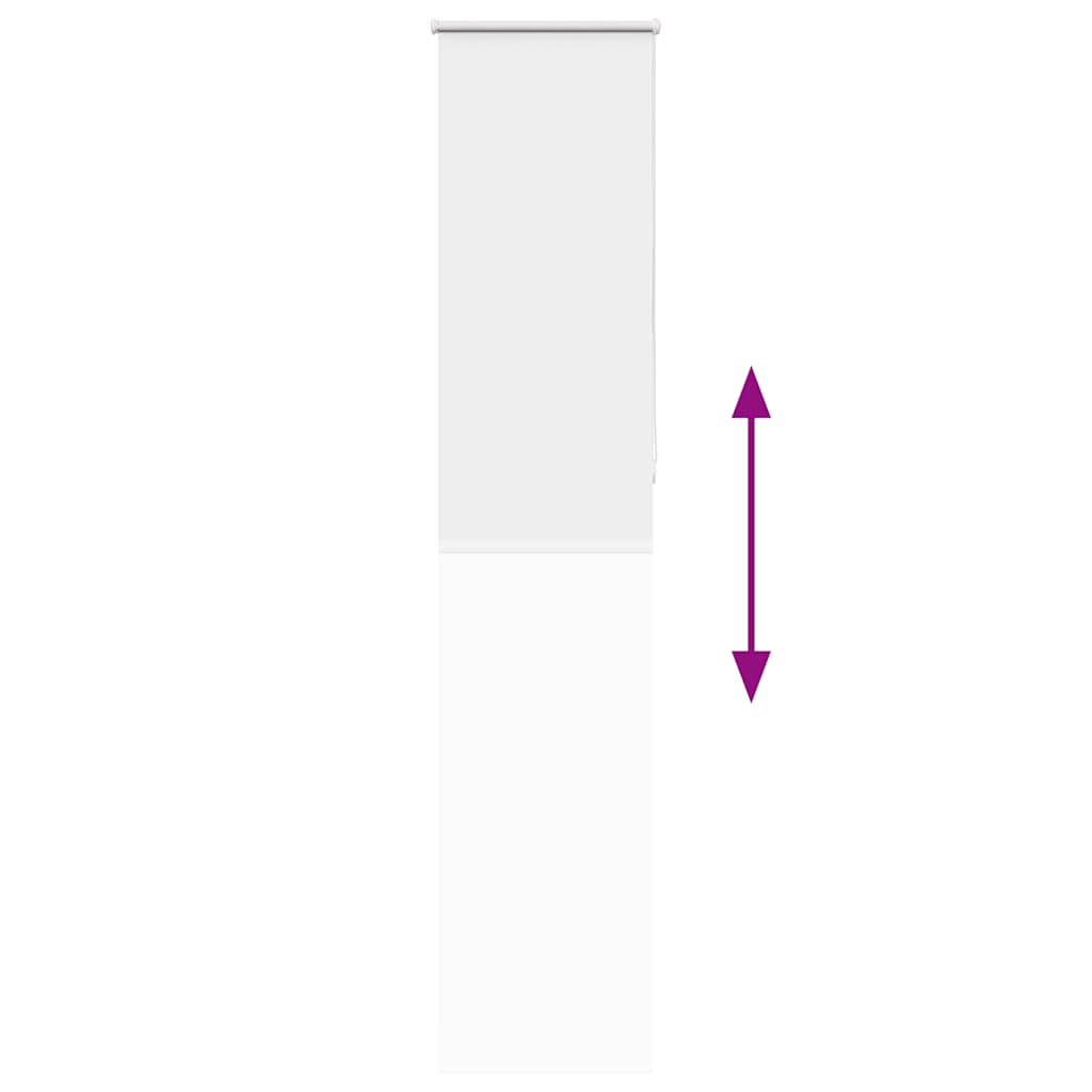 Roleta Zatemňovací Bílá 45X230 Cm Šířka Látky 40,7 Cm Polyester