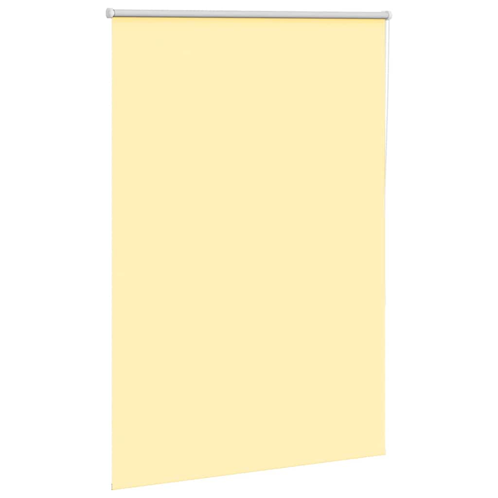 Roleta Zatemňovací Žlutá Šířka Látky 110,7 Cm Polyester