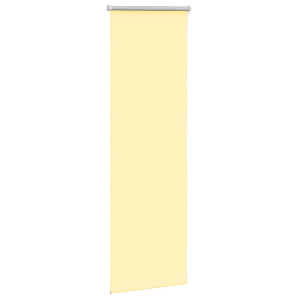 Roleta Zatemňovací Žlutá Šířka Látky 40,7 Cm Polyester