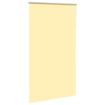 Roleta Zatemňovací Žlutá Šířka Látky 131,6 Cm Polyester