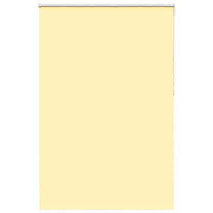 Roleta Zatemňovací Žlutá Šířka Látky 141,6 Cm Polyester