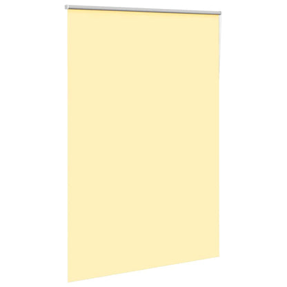 Roleta Zatemňovací Žlutá Šířka Látky 141,6 Cm Polyester