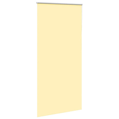 Roleta Zatemňovací Žlutá Šířka Látky 100,7 Cm Polyester
