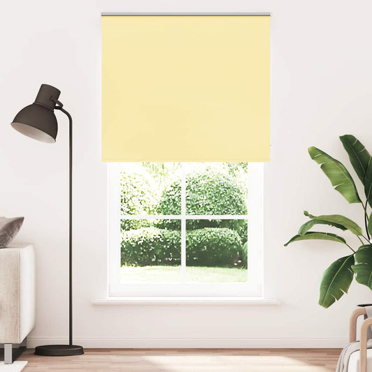 Roleta Zatemňovací Žlutá Šířka Látky 126,6 Cm Polyester