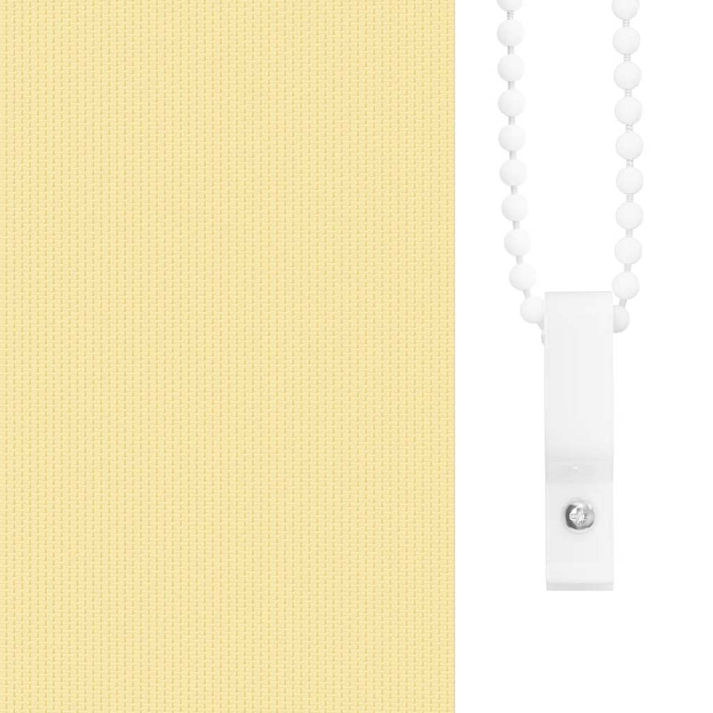 Roleta Zatemňovací Žlutá Šířka Látky 126,6 Cm Polyester
