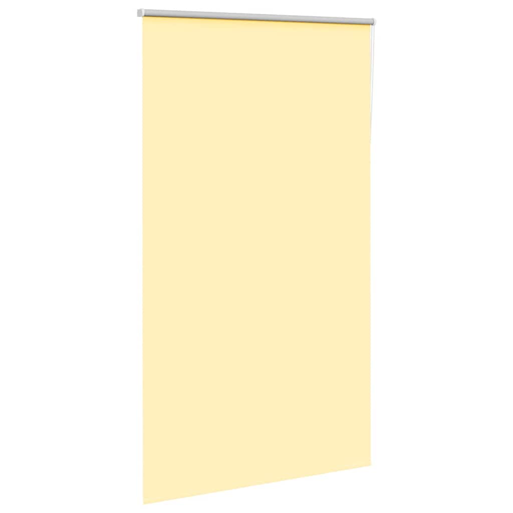 Roleta Zatemňovací Žlutá Šířka Látky 131,6 Cm Polyester