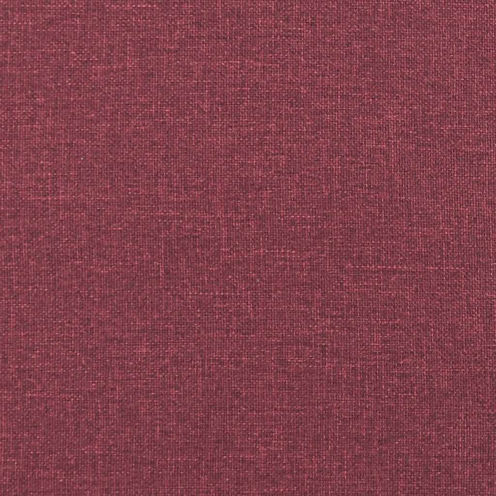 Polohovací Křeslo Vínové Textil Vínová Červená