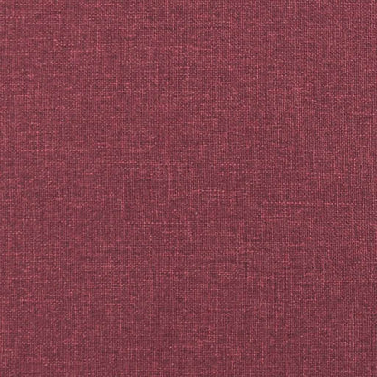 Polohovací Křeslo Vínové Textil Vínová Červená