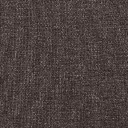 Polohovací Křeslo Tmavě Hnědé Textil Tmavě Hnědá