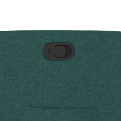 Polohovací Křeslo Tmavě Zelené Textil Tmavě Zelená