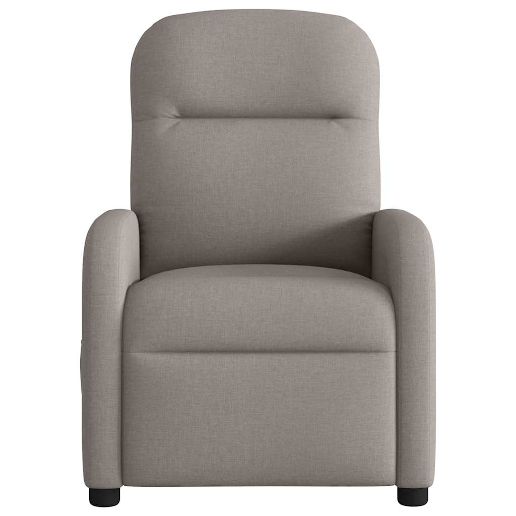 Polohovací Křeslo Textil Taupe