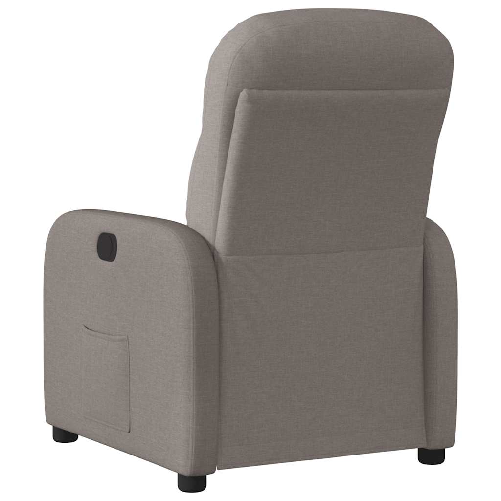 Polohovací Křeslo Textil Taupe